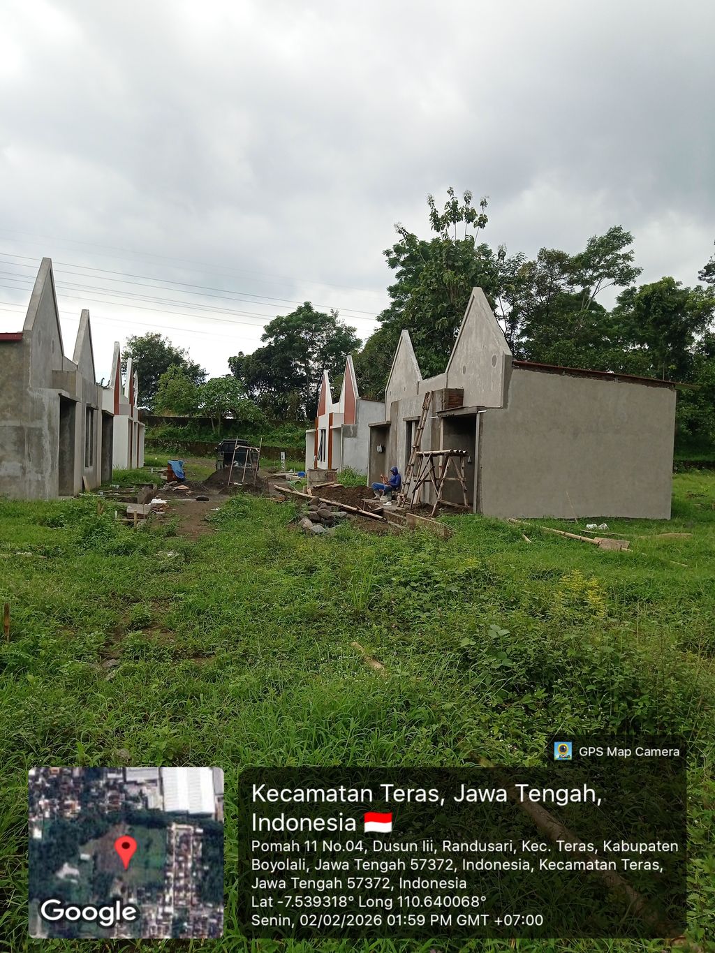 foto posisi tengah perumahan PURI NUSA INDAH