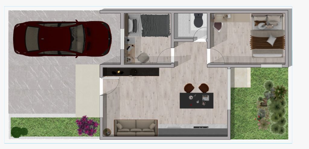 foto denah rumah tipe 50 perumahan TAMAN CIBADUYUT INDAH TAHAP 2 & 3