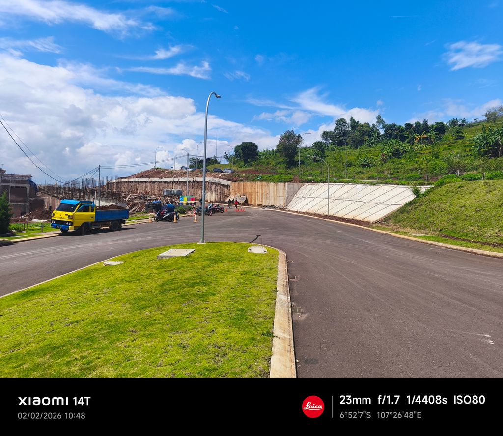 foto posisi tengah perumahan Tatar Surawisesa KBP