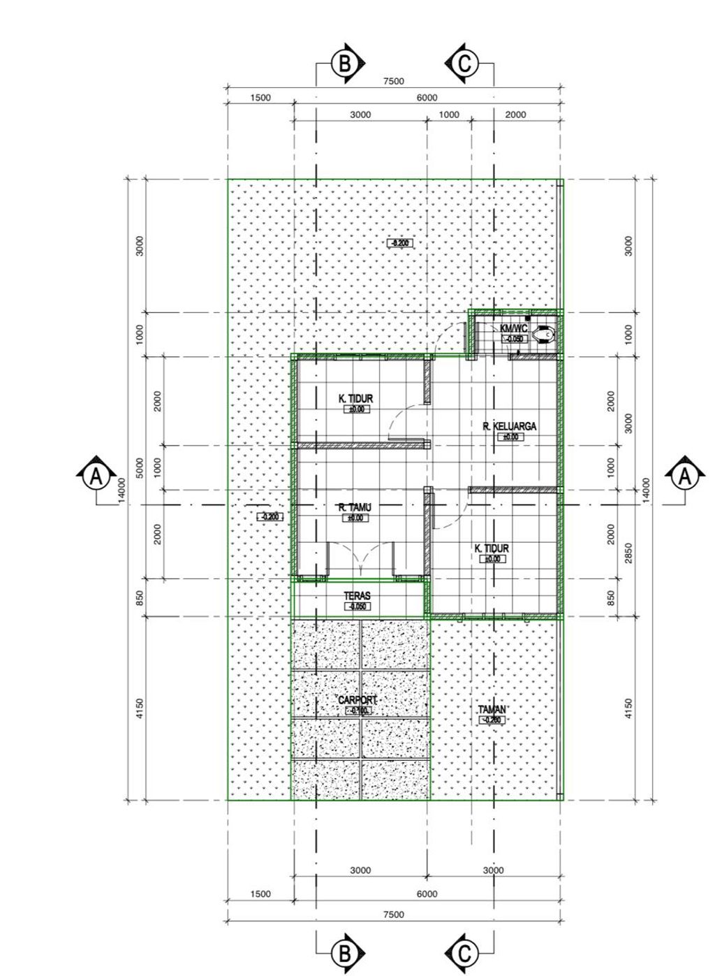 foto denah rumah tipe SUBSIDI 173 perumahan MAHKOTA BINTAN RESIDENCE 6