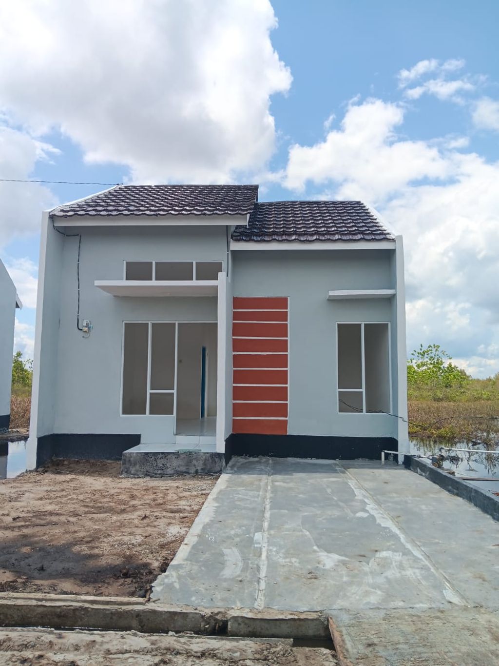 foto tampak rumah tipe SUBSIDI 2026 perumahan MUTIARA REGENCY 6