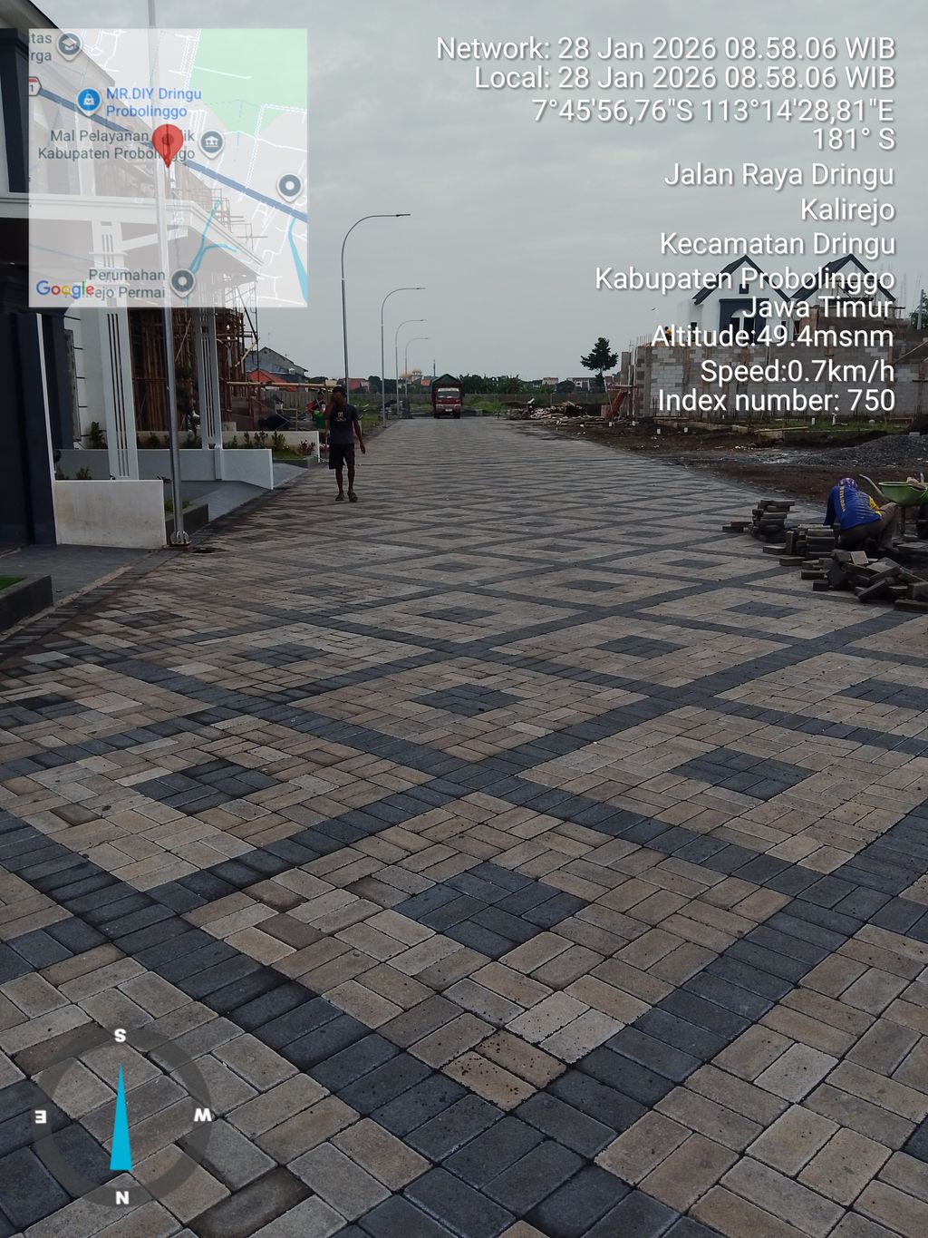 foto posisi tengah perumahan PROBOLINGGO LAND