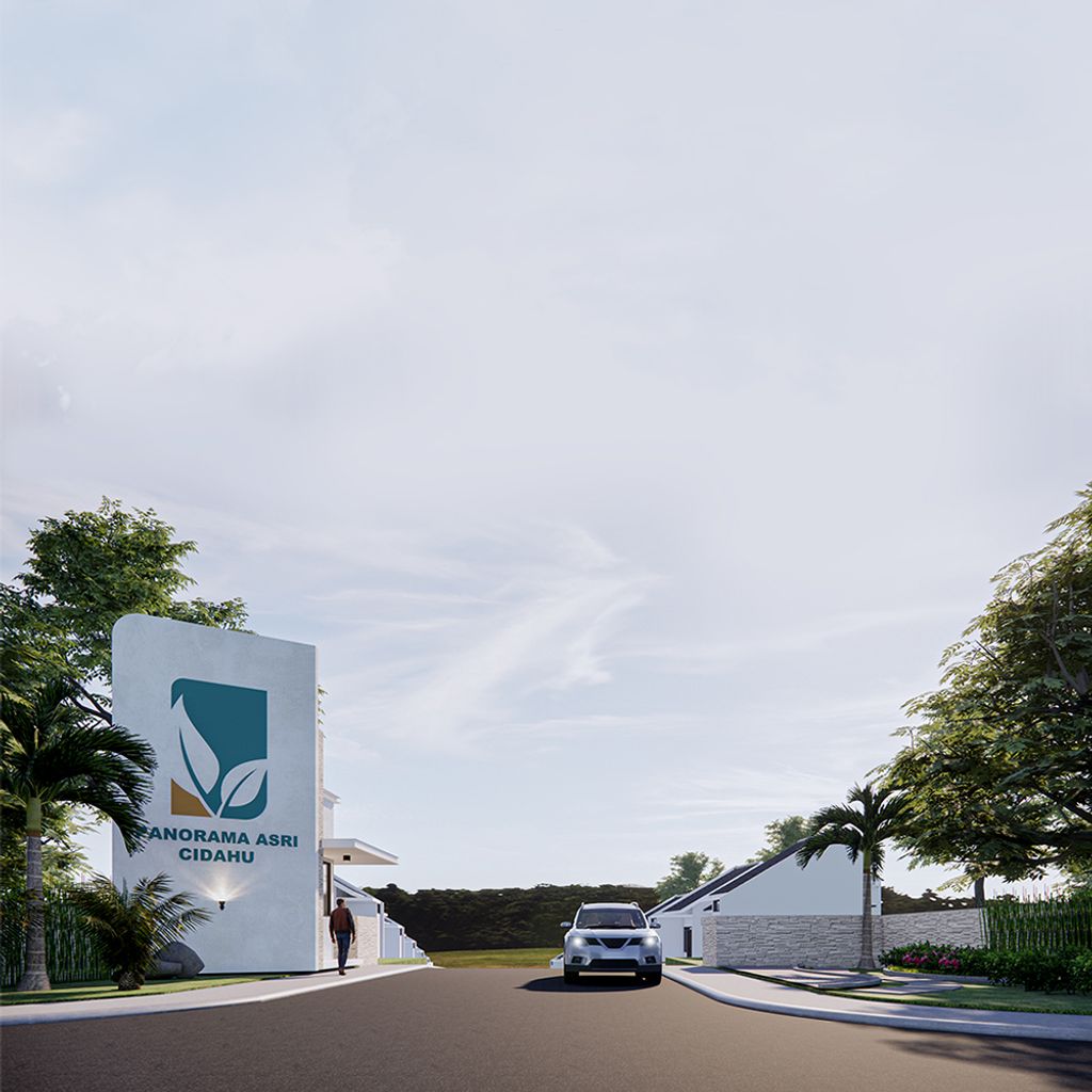 foto gerbang perumahan Panorama Asri Cidahu