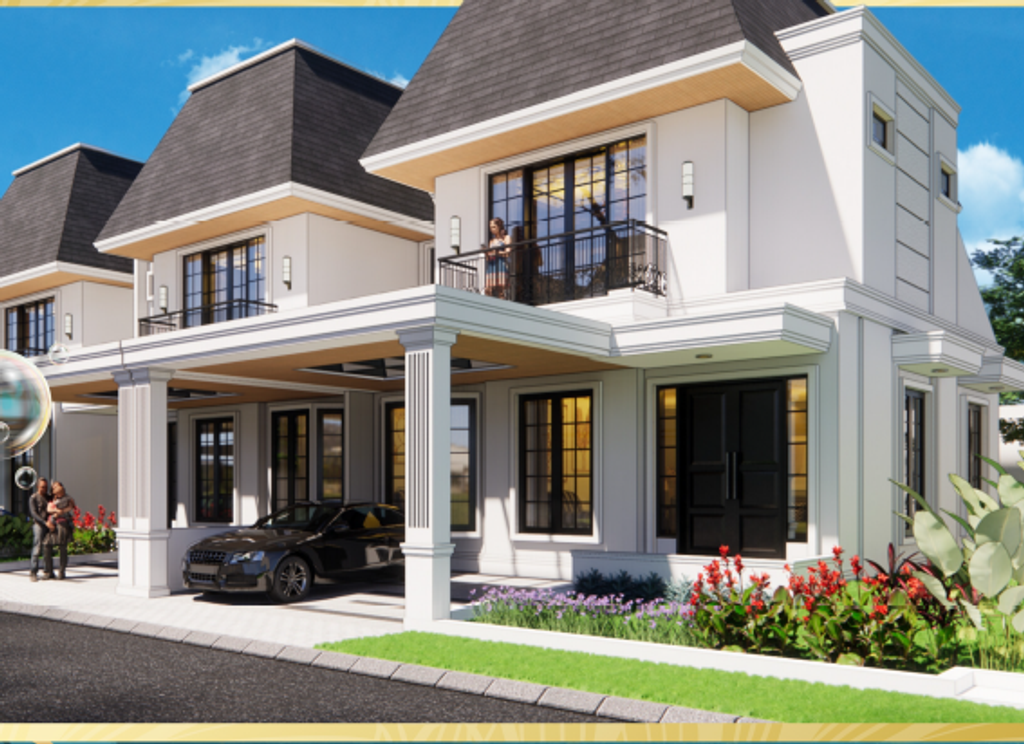 foto tampak rumah tipe FERRIS perumahan CITRA CITY BALIKPAPAN