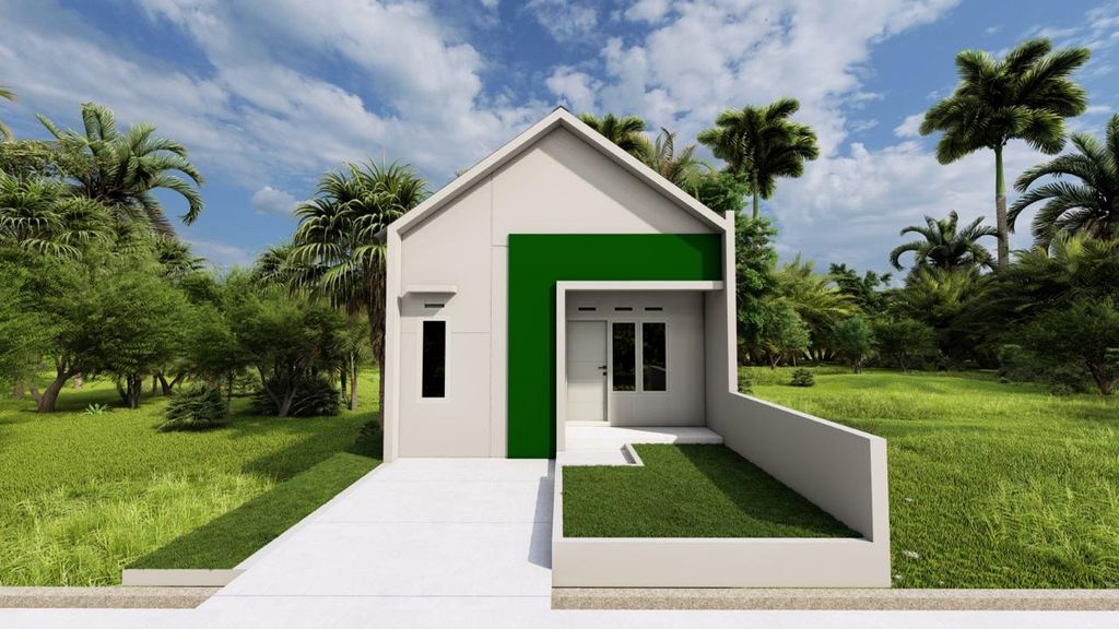 foto tampak rumah tipe 36+ perumahan GANIYAN RESIDENCE 1