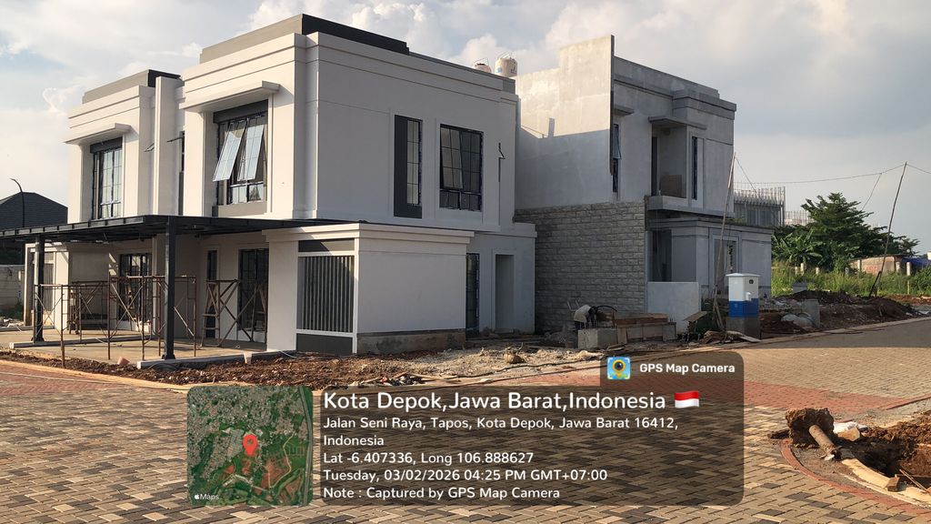 foto posisi tengah perumahan OMNIA