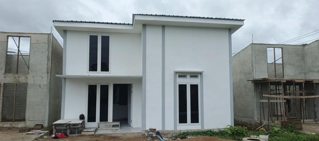 foto tampak rumah tipe 36 perumahan JIHAN RESIDANCE