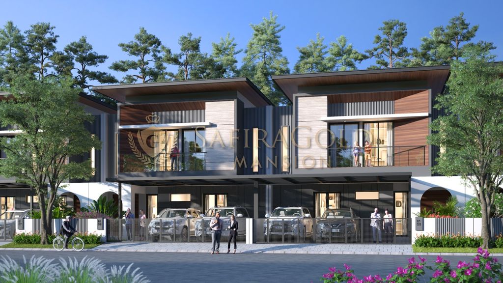 foto tampak rumah tipe APPENZELL perumahan SAFIRA GOLD MANSION