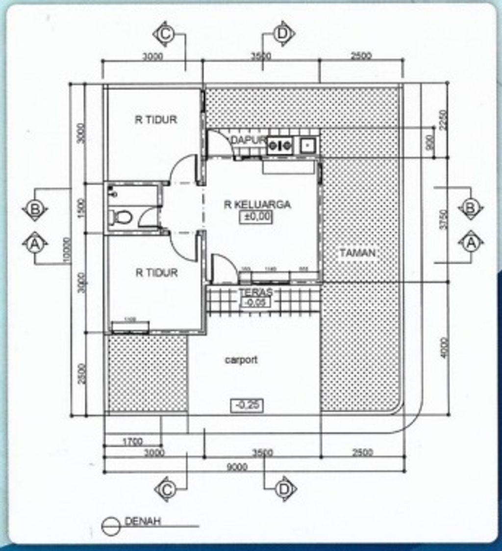 foto denah rumah tipe 36/90 Komersil perumahan GRAHAPURA SENTOSA