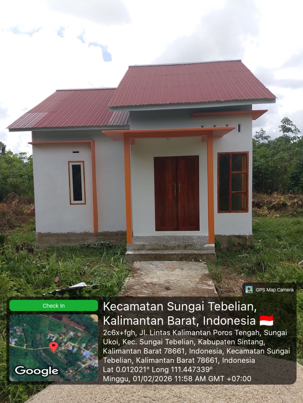 foto posisi tengah perumahan Balai Agung residence