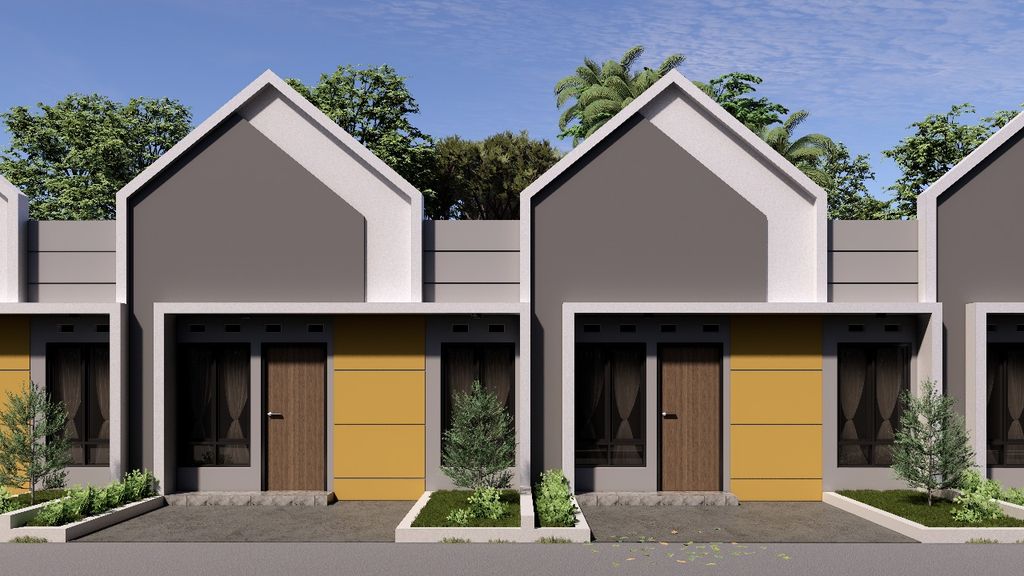foto tampak rumah tipe SUBSIDI perumahan CASA TALENTA 2