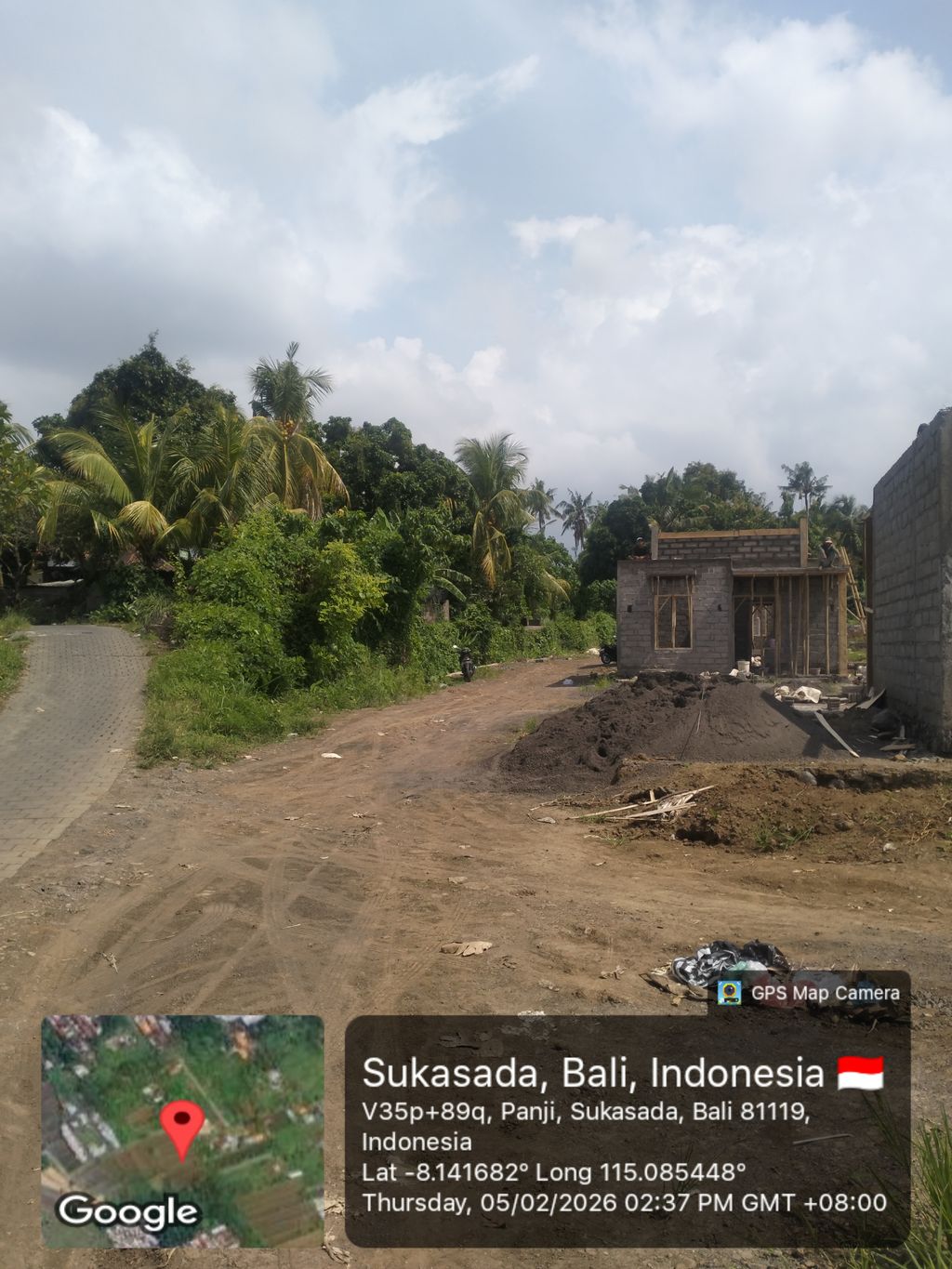 foto posisi tengah perumahan CEMPAKA MAS PANJI 3