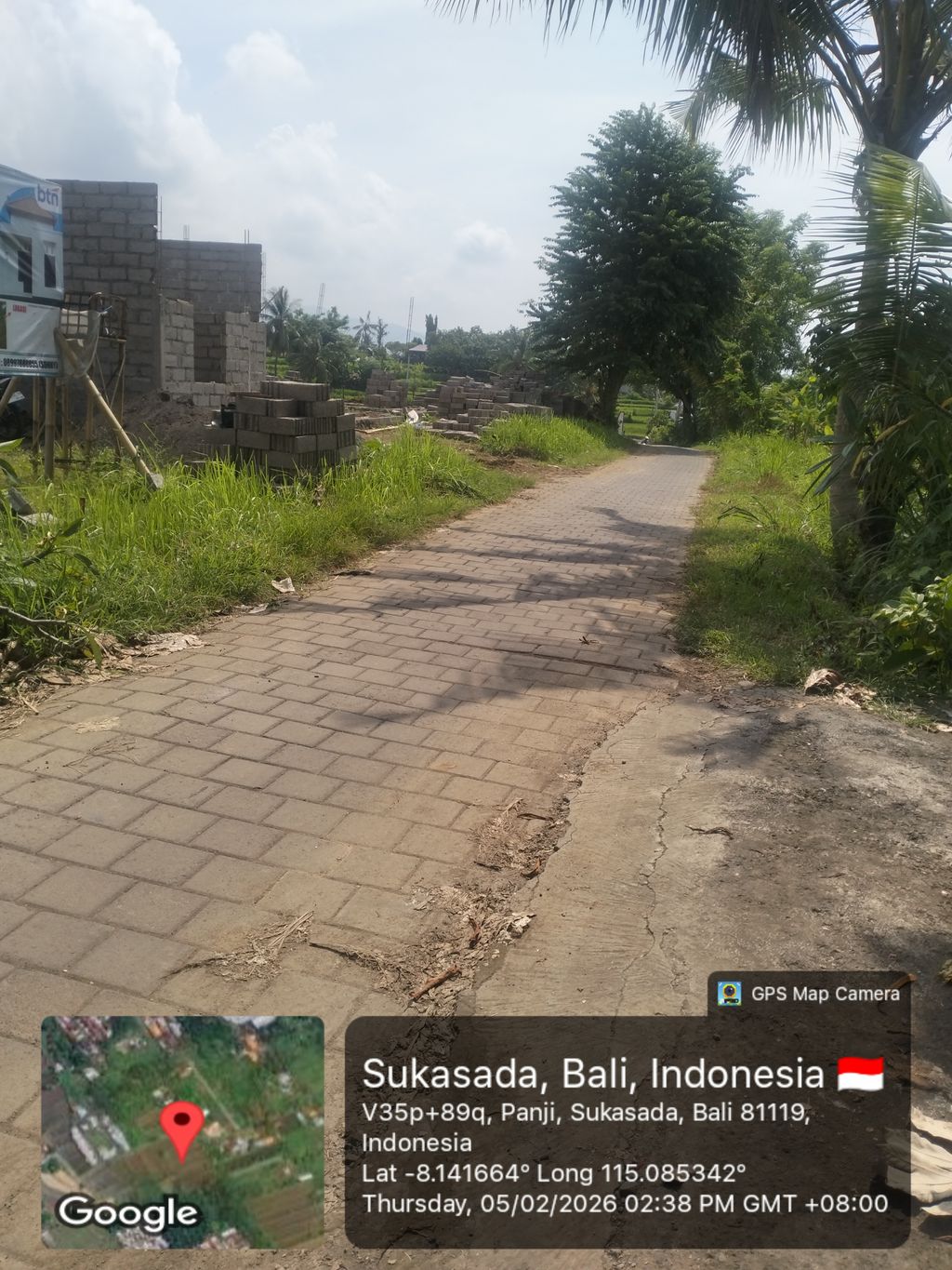 foto gerbang perumahan CEMPAKA MAS PANJI 3