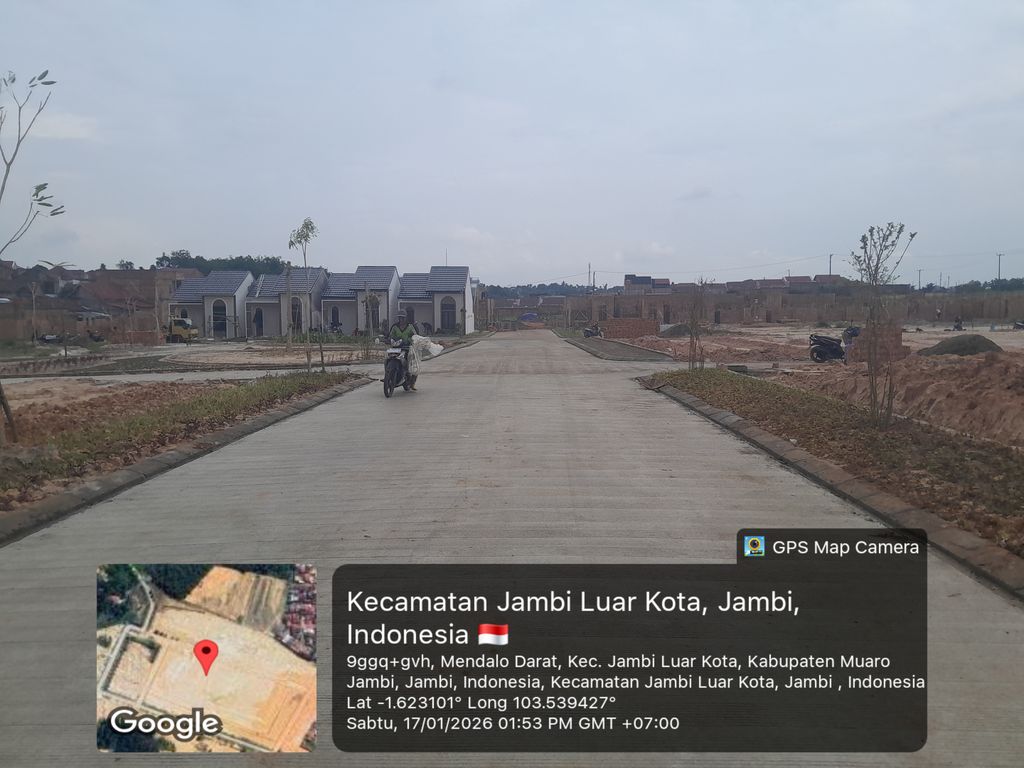 foto posisi tengah perumahan NIRWANA RESIDENCE