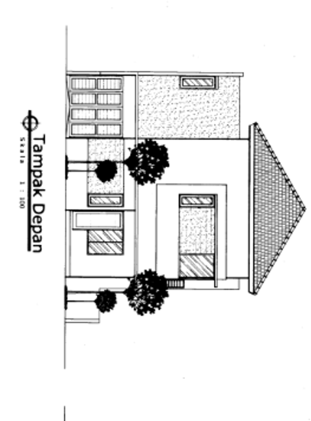 foto tampak rumah tipe Calathea Crimson - (C03) perumahan Graha Calathea