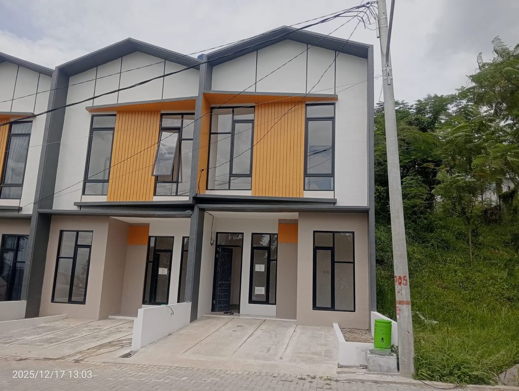 foto tampak rumah tipe 41 Superimposed (3 kamar) (478) perumahan G-Land Harmony Hills