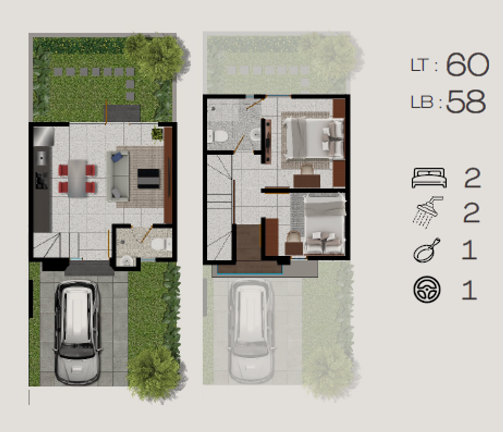 foto denah rumah tipe Verona 5 2 Lantai 2 Br perumahan ROYAL RESIDENCE MENGANTI