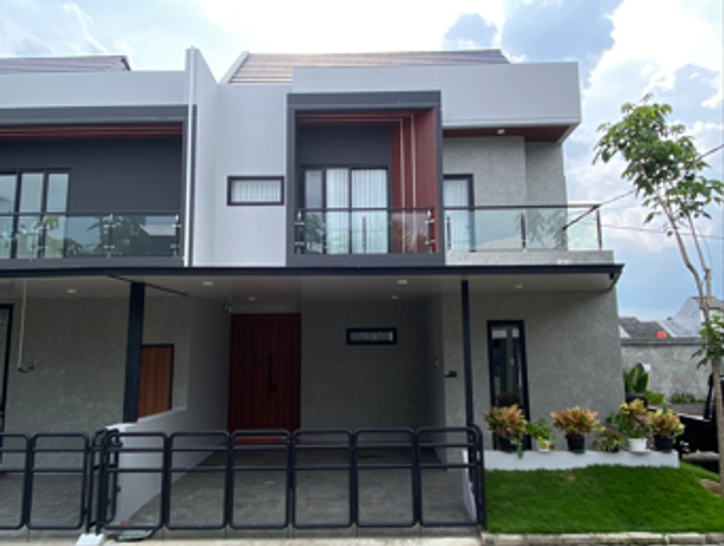 foto tampak rumah tipe Elysian 111 perumahan Dreamville Land-Cluster Arden House