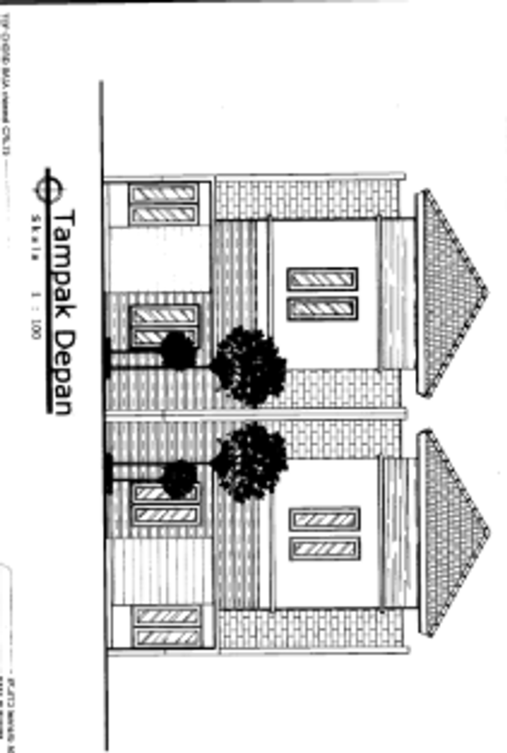 foto tampak rumah tipe Calathea Zebrina (C05, C06, C07) perumahan Graha Calathea