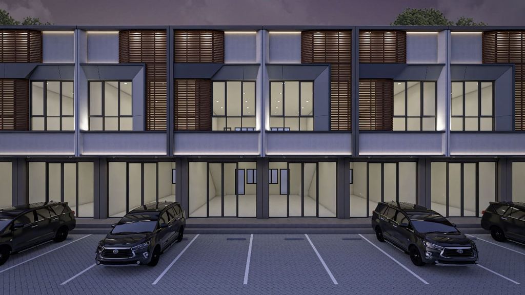 foto tampak rumah tipe RUKO A2 perumahan GRAND ROYAL REGENCY