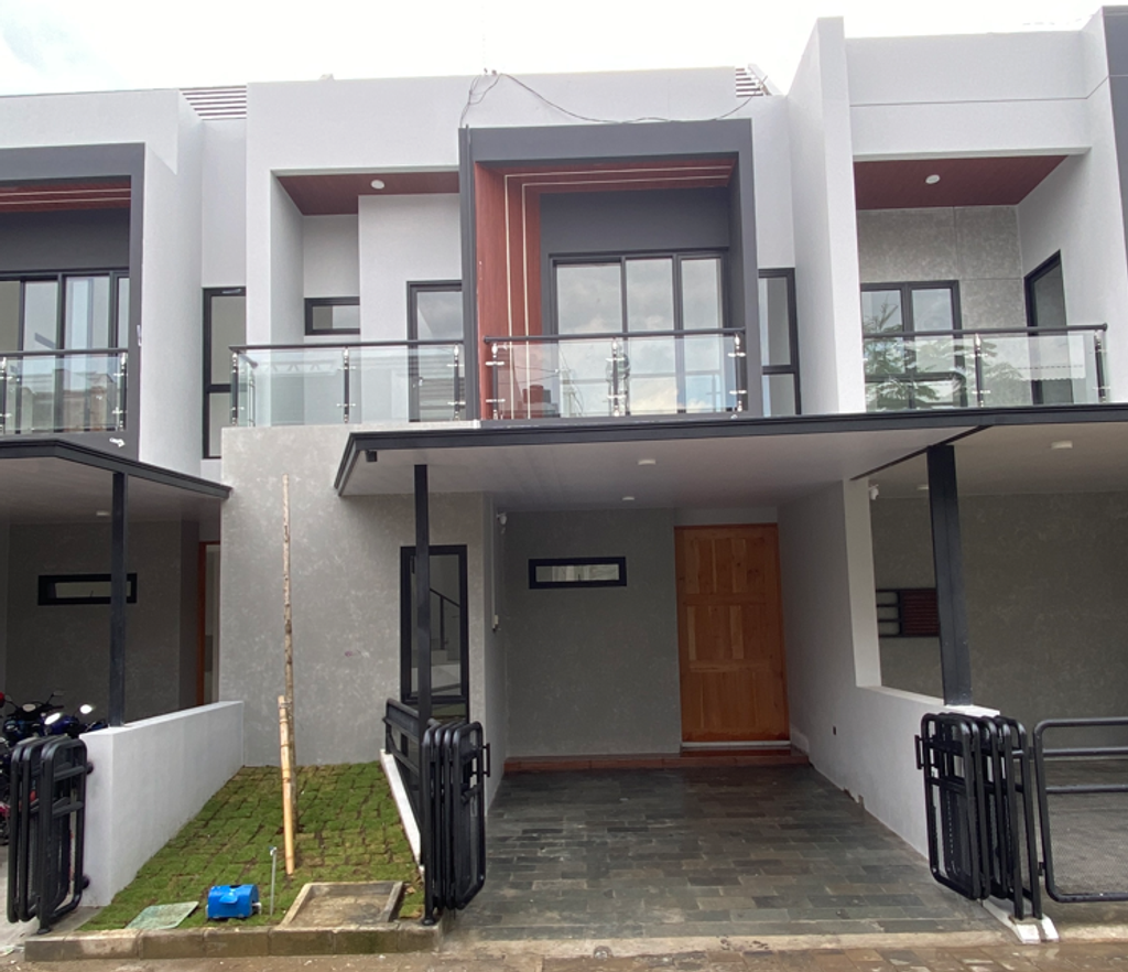 foto tampak rumah tipe Ephemeral 103 perumahan Dreamville Land-Cluster Arden House