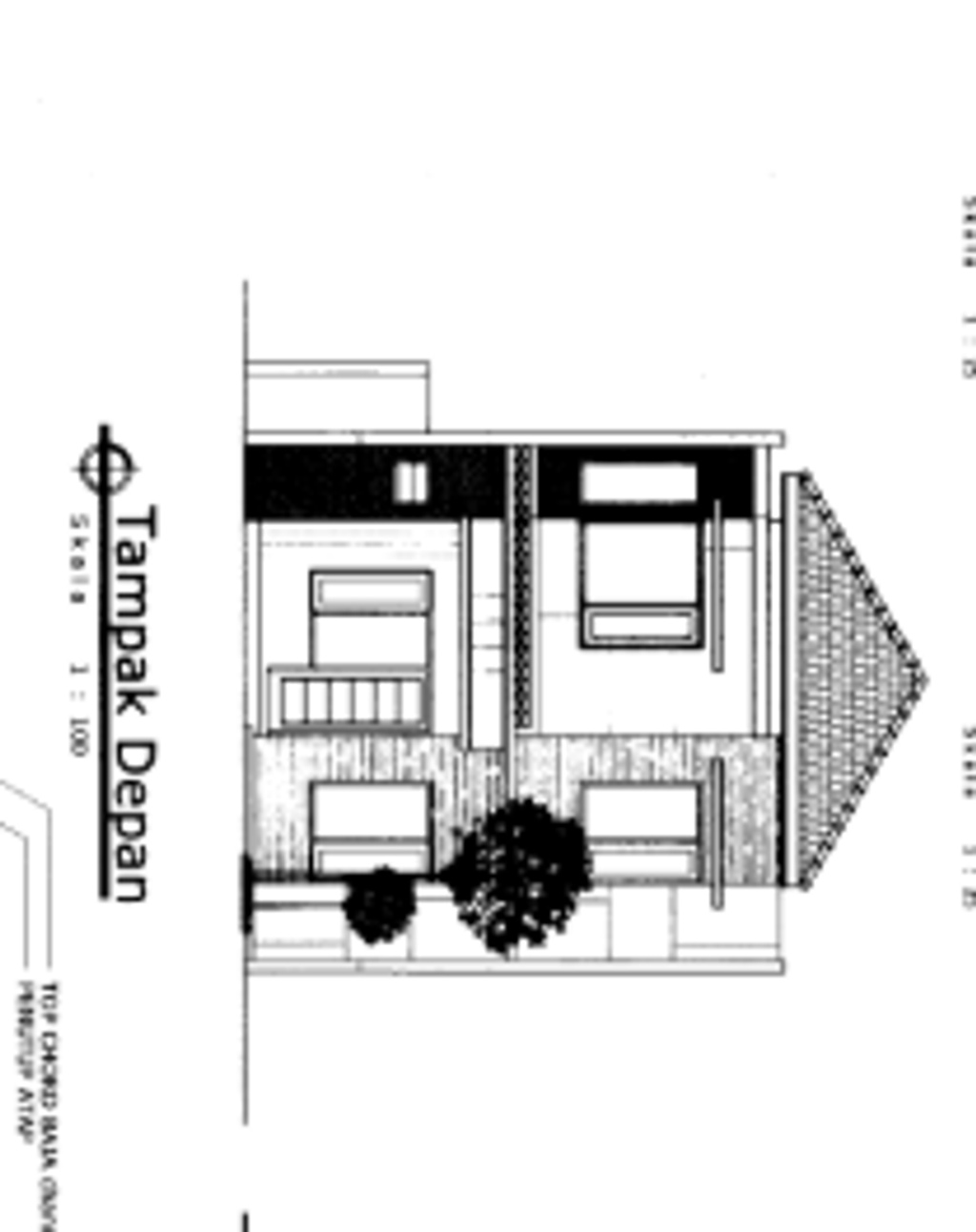foto tampak rumah tipe Calathea Crimson - (C01) perumahan Graha Calathea