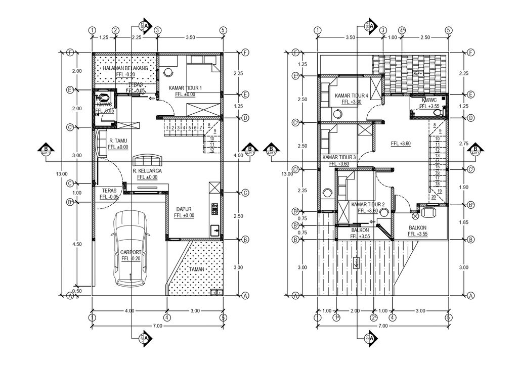foto denah rumah tipe Elysian 111 perumahan Dreamville Land-Cluster Arden House