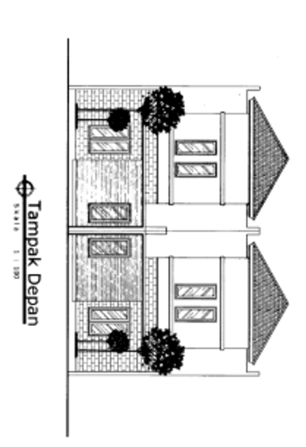 foto tampak rumah tipe Calathea Ornata - (A03, A03a, A05, A06, B05, B06, B07, B08) perumahan Graha Calathea