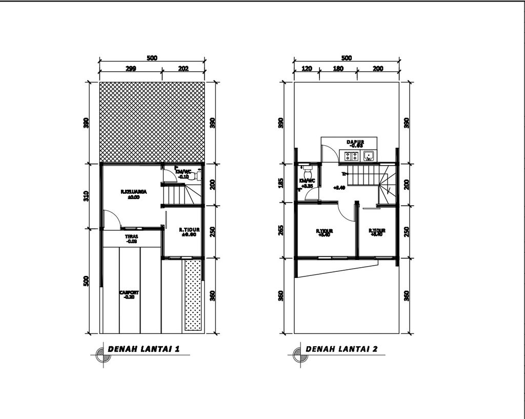 foto denah rumah tipe 41 Superimposed (3 kamar) (478) perumahan G-Land Harmony Hills