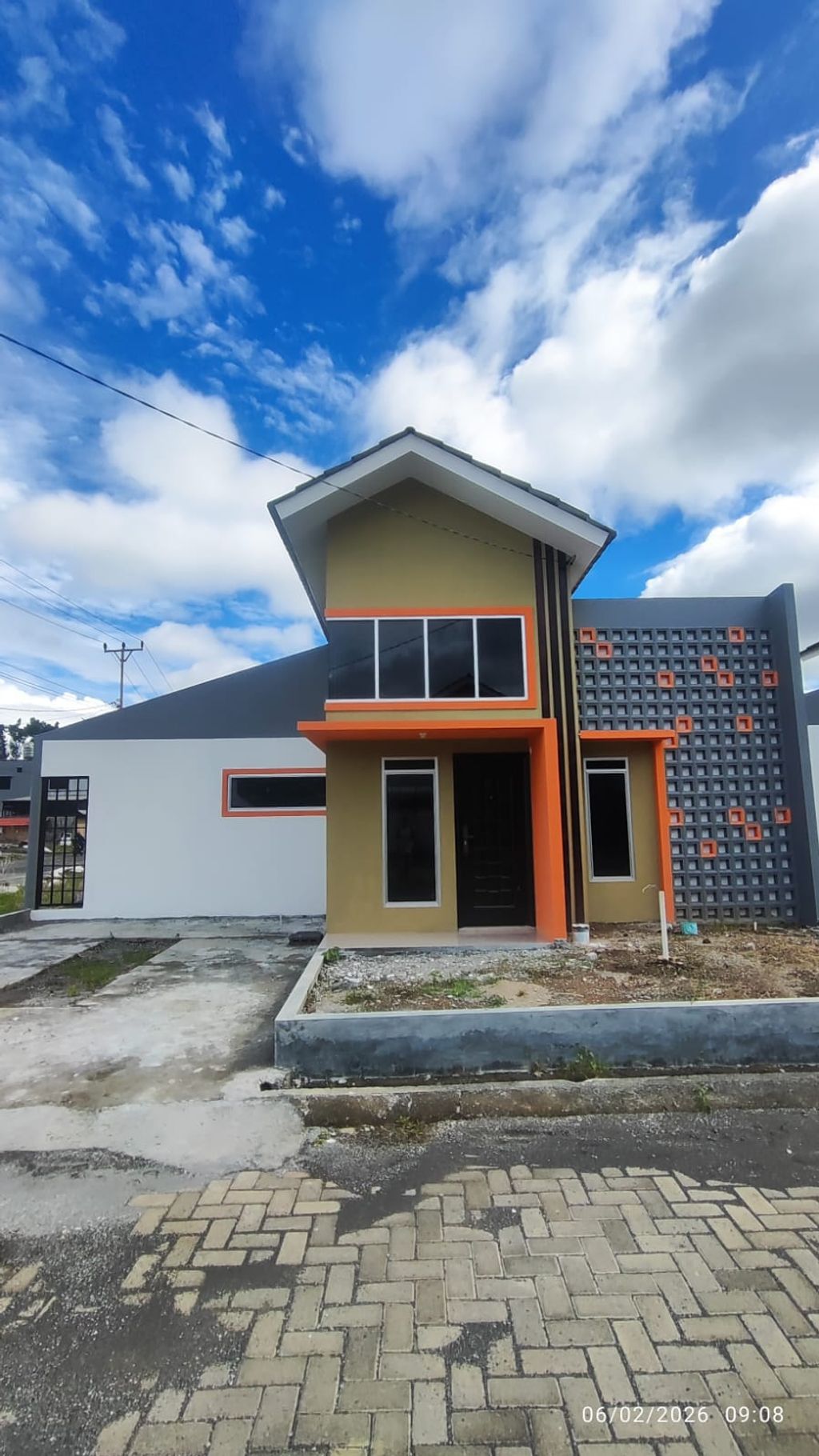 foto tampak rumah tipe 54/301 (Komersil) perumahan Perumahan Permata Asri