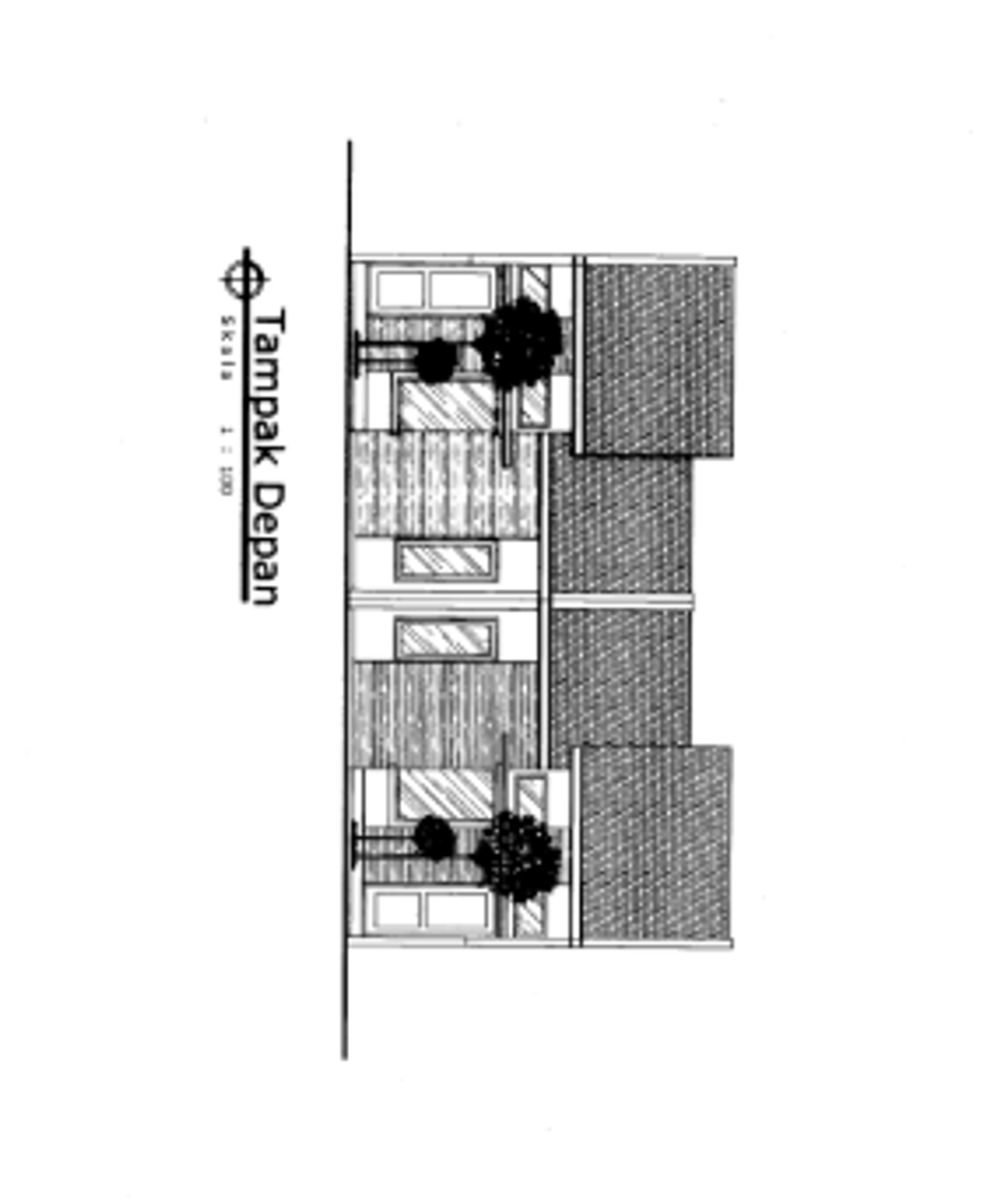 foto tampak rumah tipe Calathea Lutea - (D01, D02, D03, D03a, D05) perumahan Graha Calathea