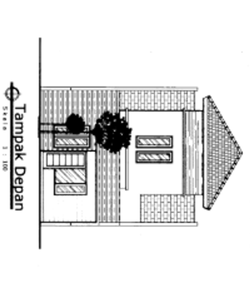 foto tampak rumah tipe Calathea Zebrina - (C03A) perumahan Graha Calathea