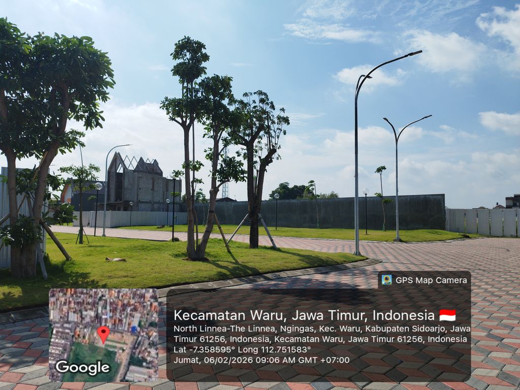 foto posisi tengah perumahan THE LINNEA - URBAN CAPITAL