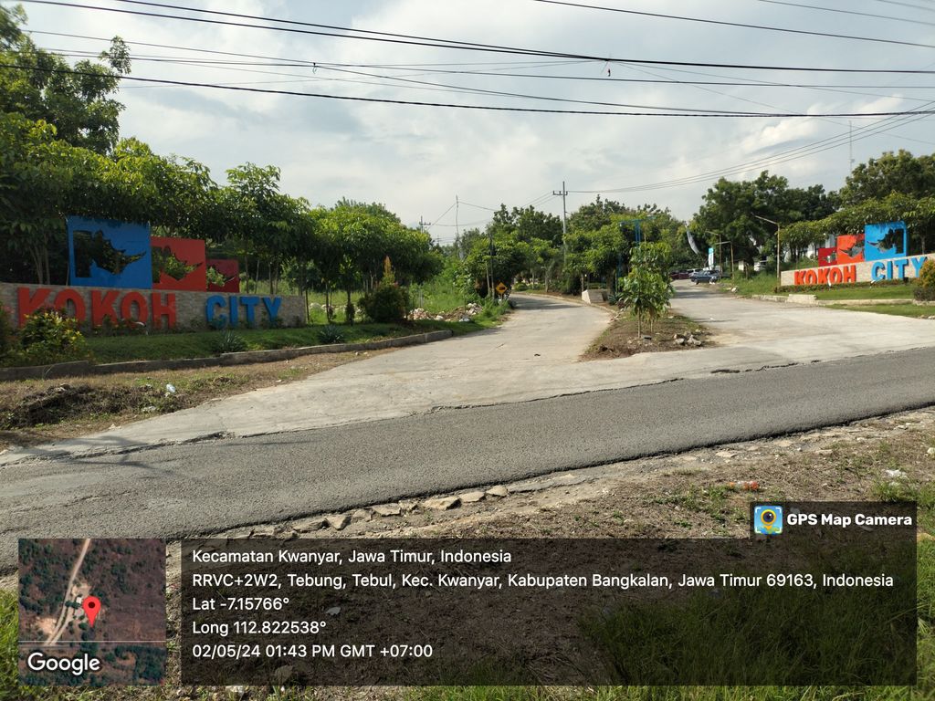 foto gerbang perumahan KOKOH CITY CLUSTER FLORES
