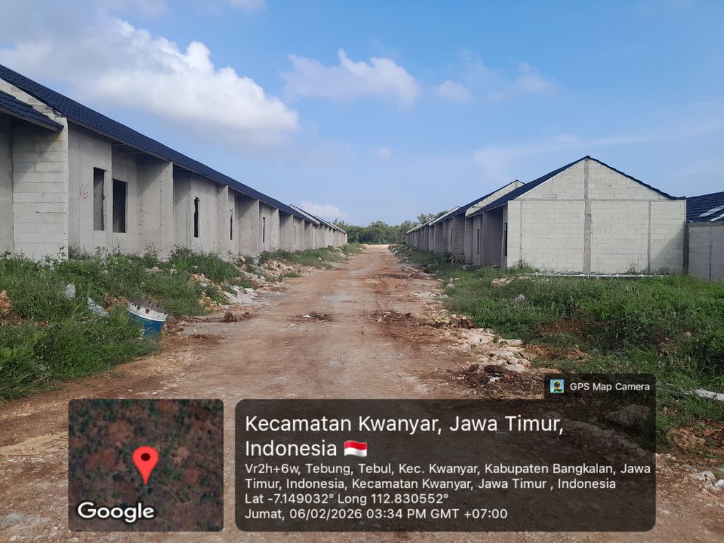foto posisi tengah perumahan KOKOH CITY CLUSTER FLORES