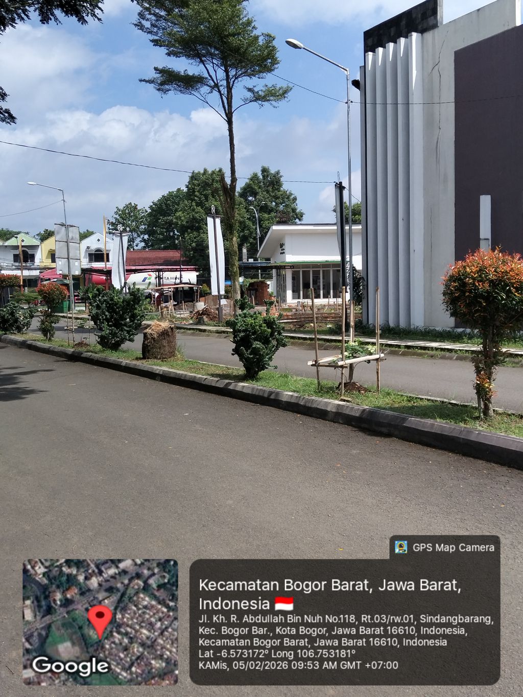 foto posisi tengah perumahan SINBAD GREEN TERRACE