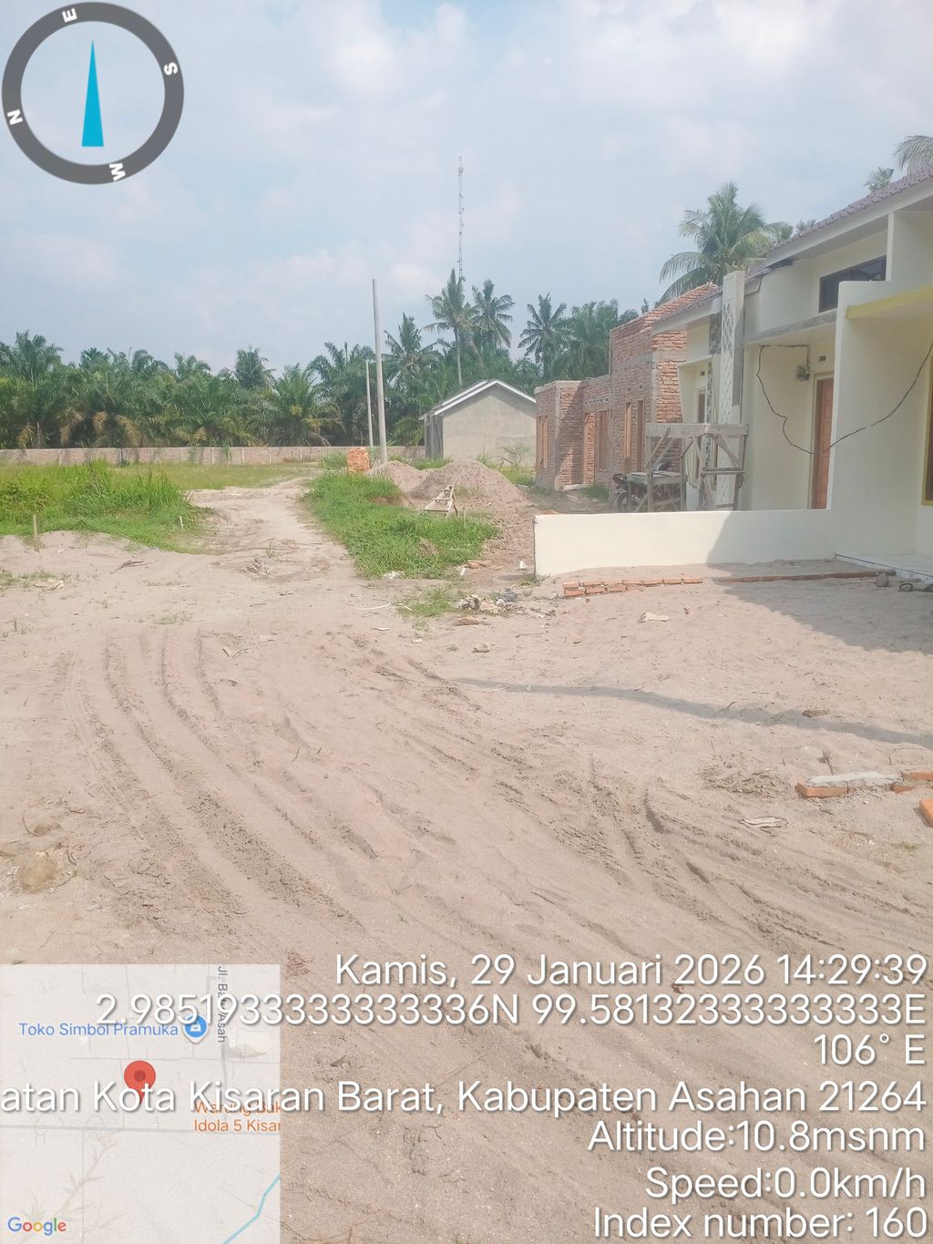 foto posisi tengah perumahan Griya Utama Sidodadi 2