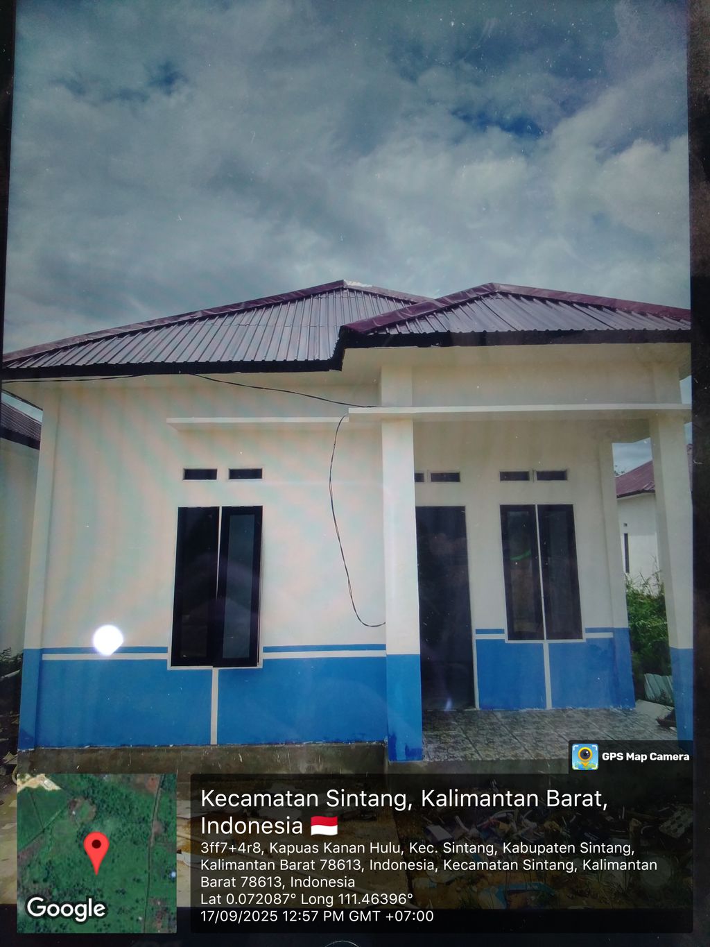 foto posisi tengah perumahan KESATRIA RESIDENCE TAHAP 2