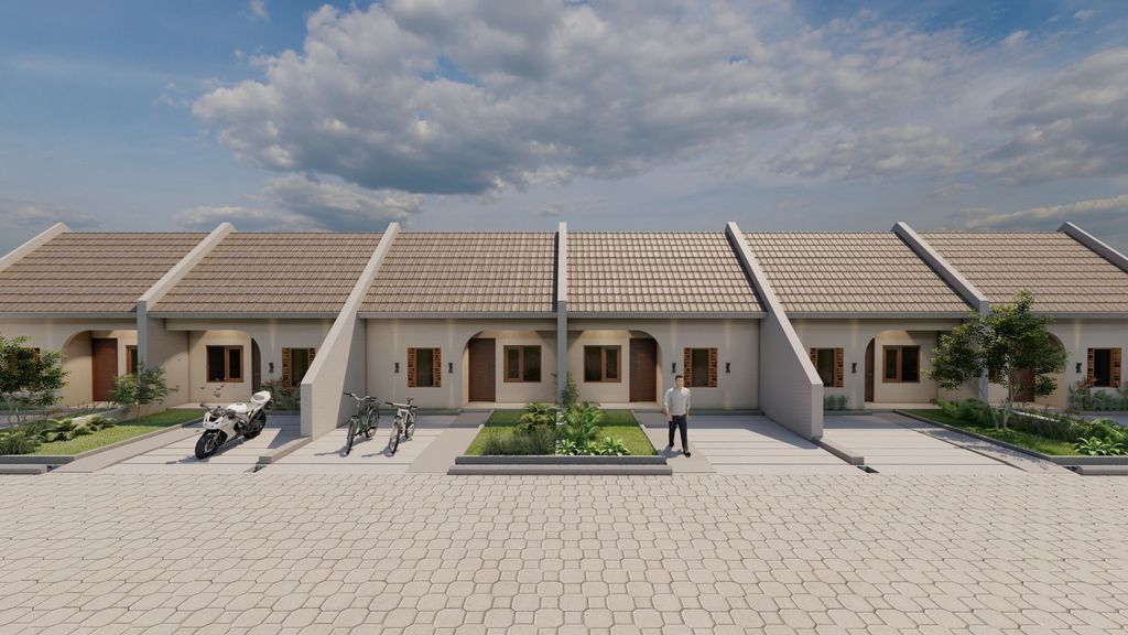 foto tampak rumah tipe 31/72 (259) Per 12 Januari 2026 perumahan SANGGAR INDAH PALASTRI