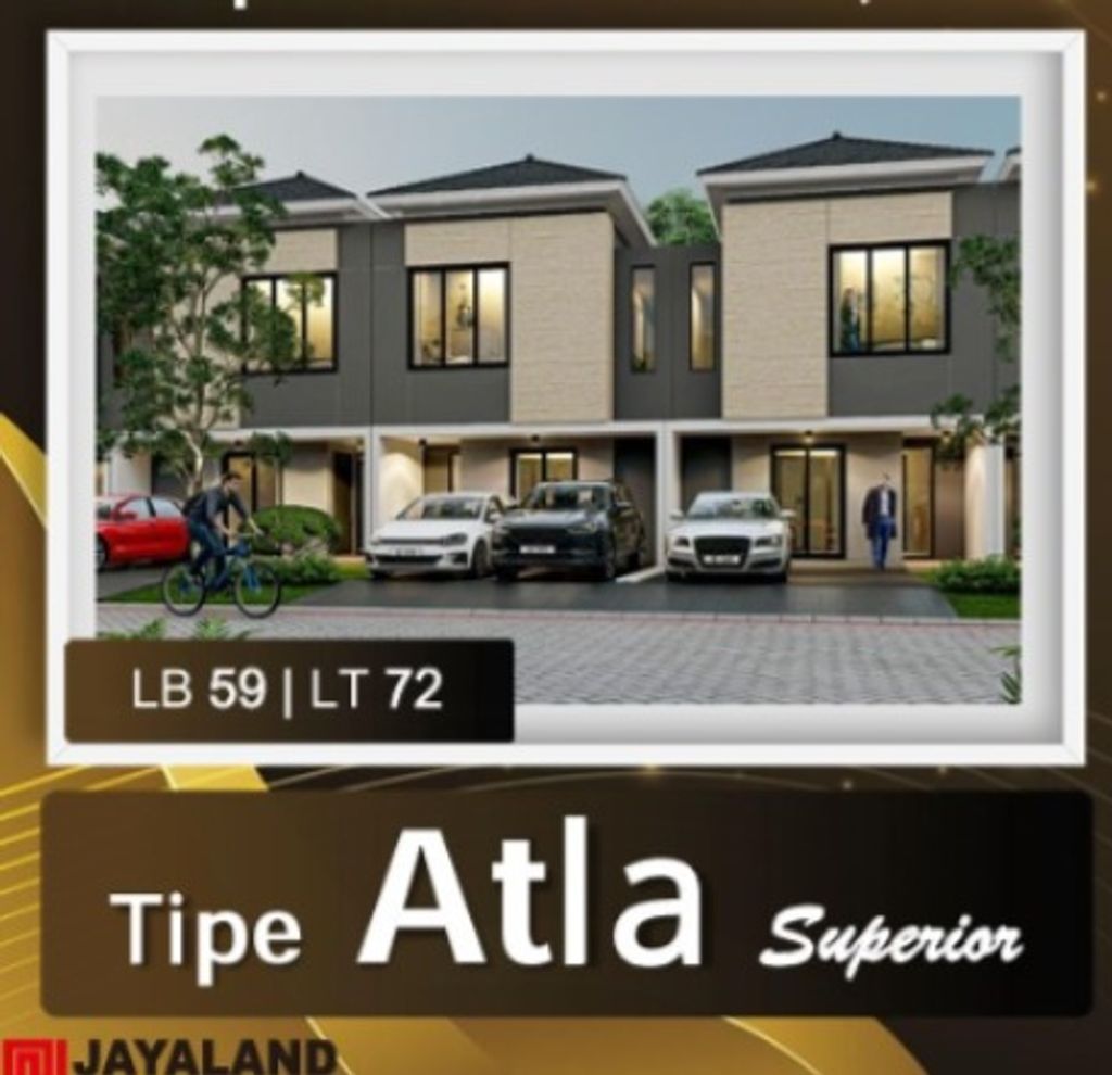 foto tampak rumah tipe ATLA SUPERIOR perumahan Oslo