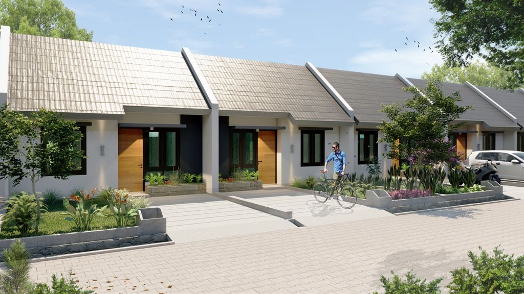 foto tampak rumah tipe 26/72 (293) Per 01 September 2025 perumahan SANGGAR INDAH PARAHYANGAN