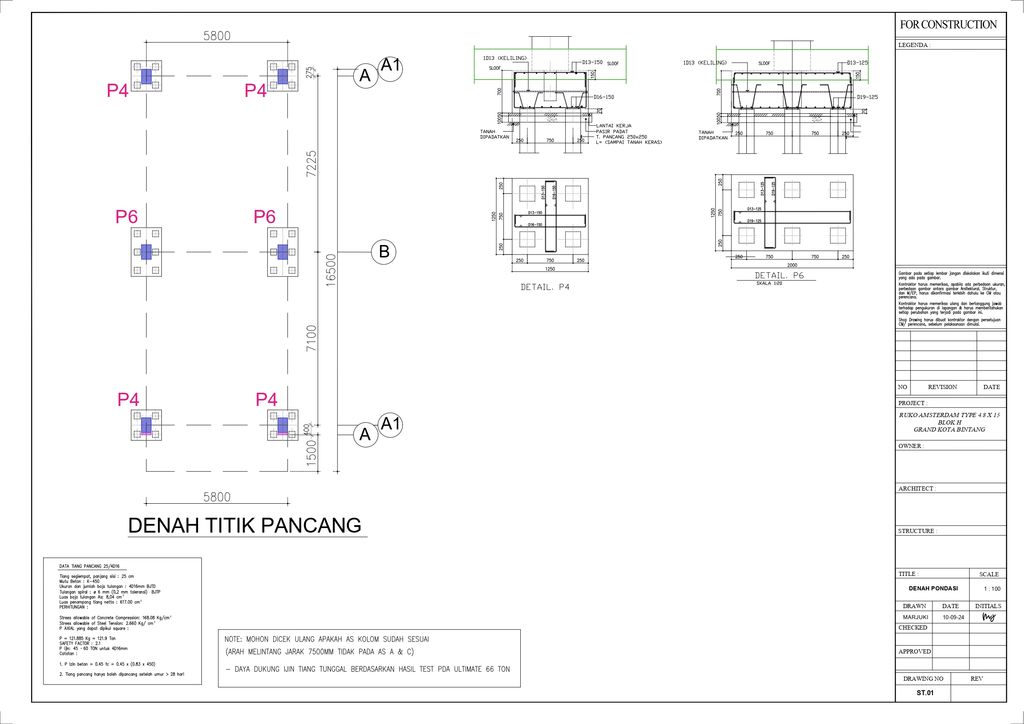 foto denah rumah tipe 441 perumahan Grand Kota Bintang