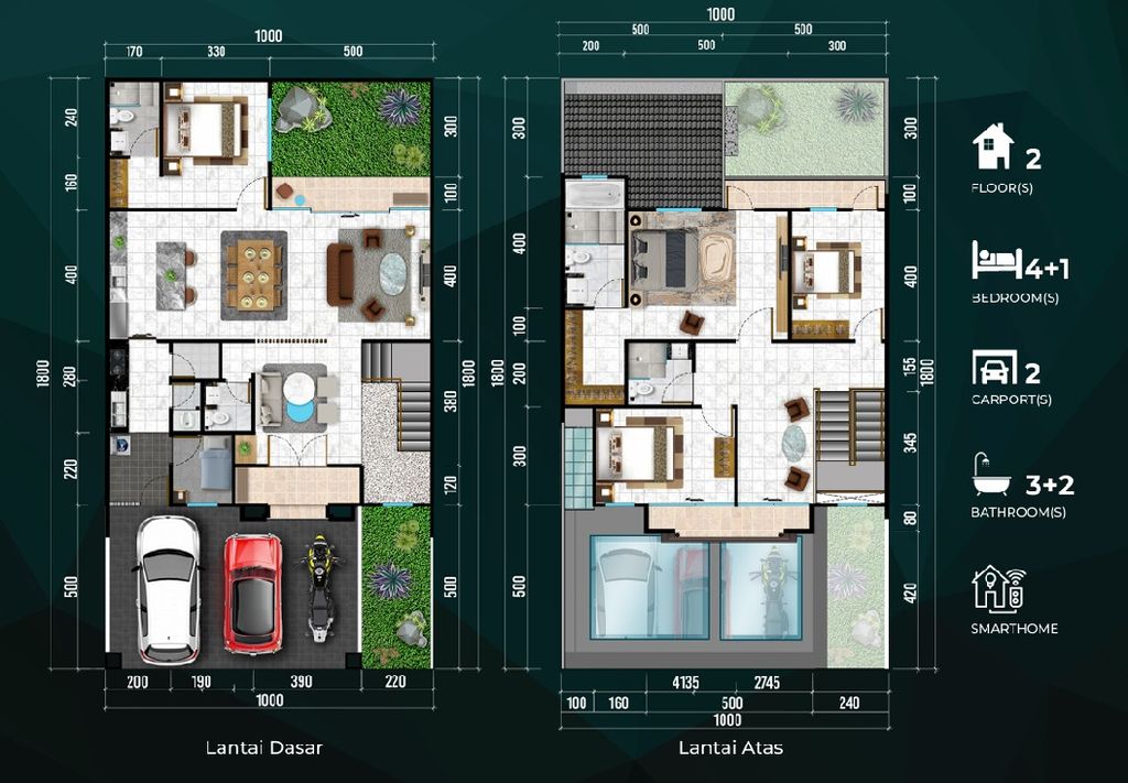 foto denah rumah tipe CASLANO perumahan CITRALAND PALEMBANG - CLUSTER LUGANO TAHAP 3