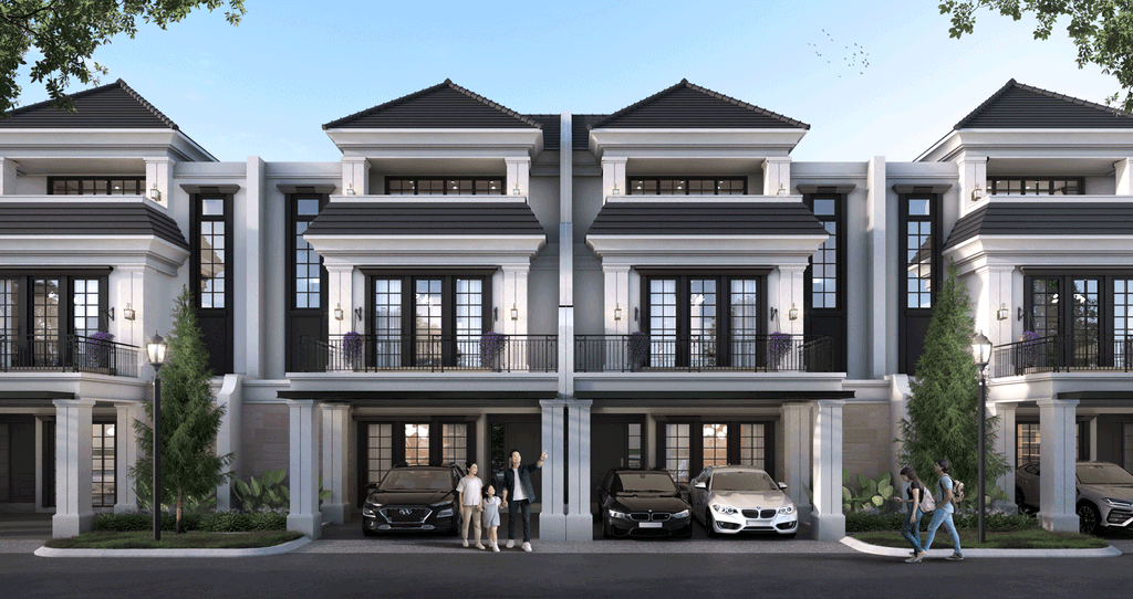 foto tampak rumah tipe WALDEN NEW_L8 perumahan Metland Transyogi Cibubur