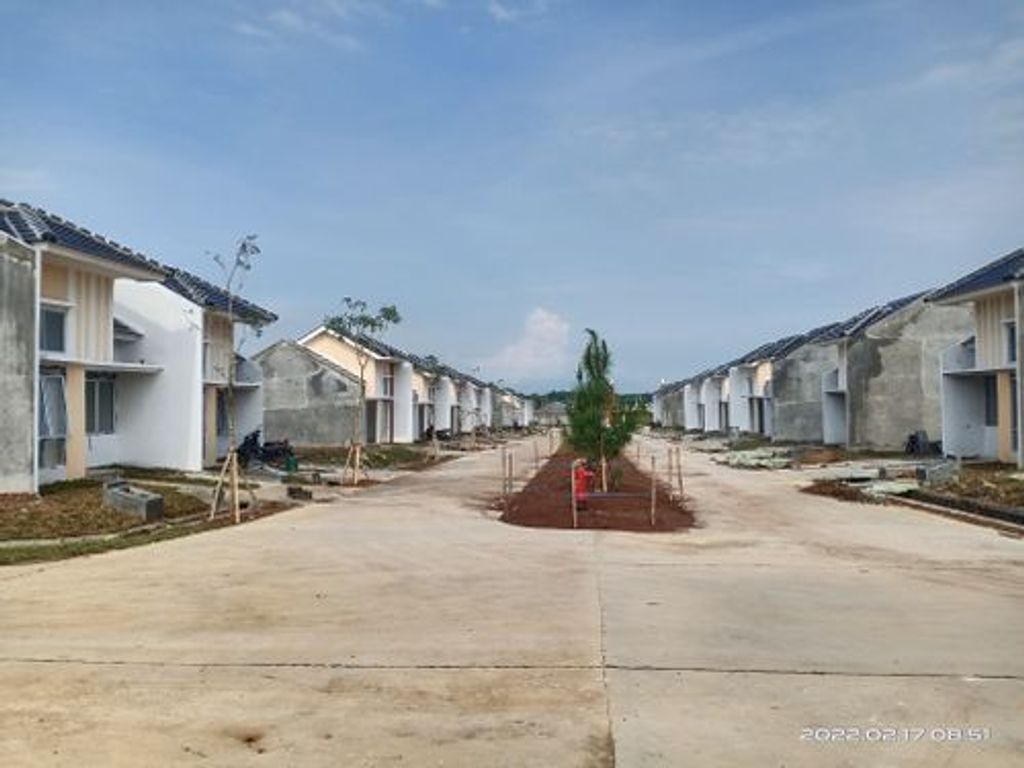 foto denah rumah tipe GARDEN B perumahan CLUSTER BENOA