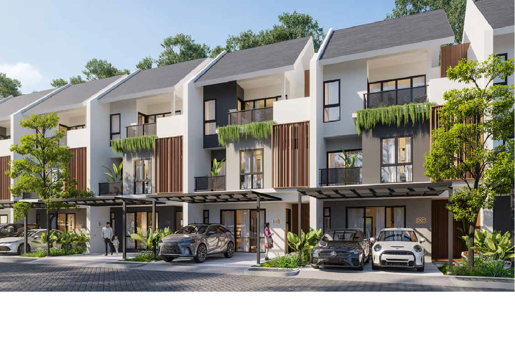 foto tampak rumah tipe MAPLE perumahan GRIYA IDOLA RESIDENCE TANGERANG