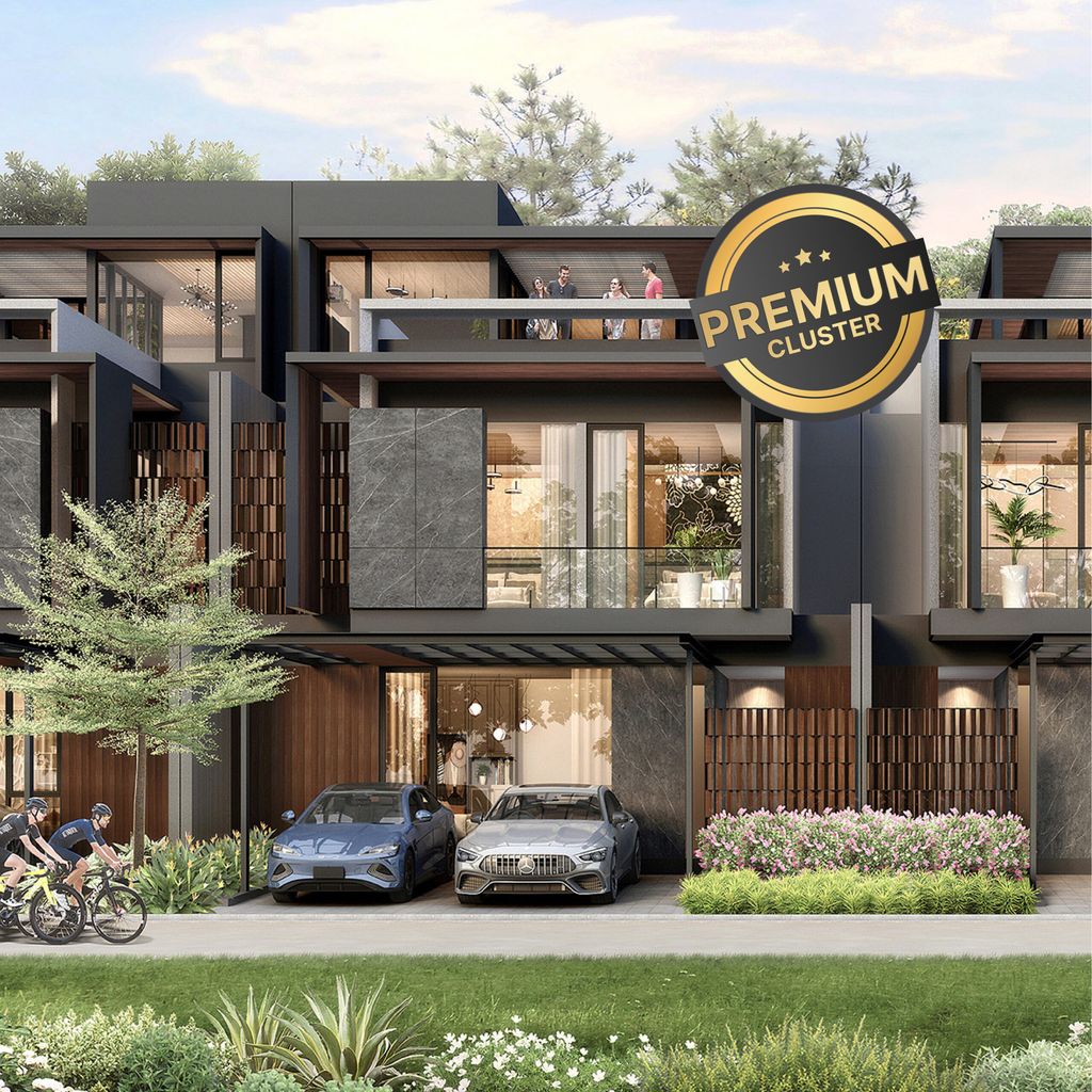 foto tampak rumah tipe Vianza Attic Pool perumahan CITRALAND THE GREENLAKE SURABAYA