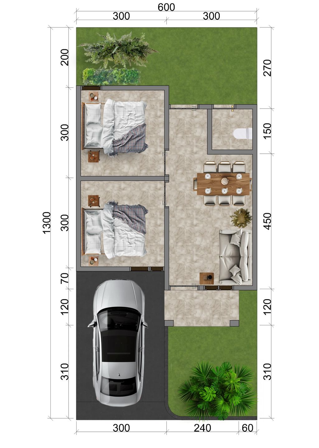 foto denah rumah tipe 36_KOMERSIL #1 perumahan PURI LASIANA INDAH 2