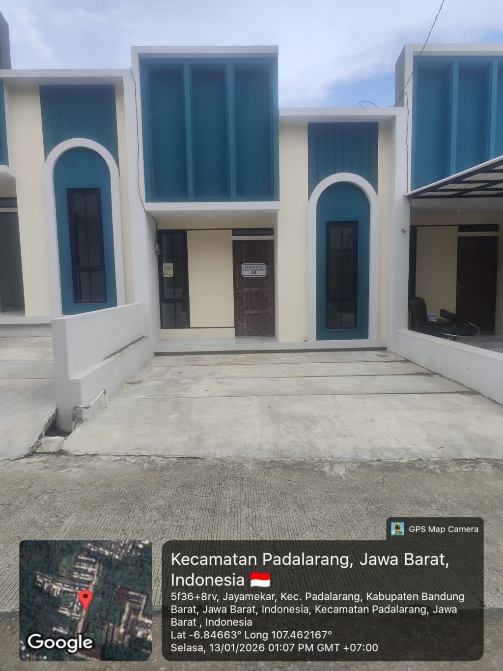 foto tampak rumah tipe 30 1 Lantai Landed (313) perumahan G-Land Padalarang Valley