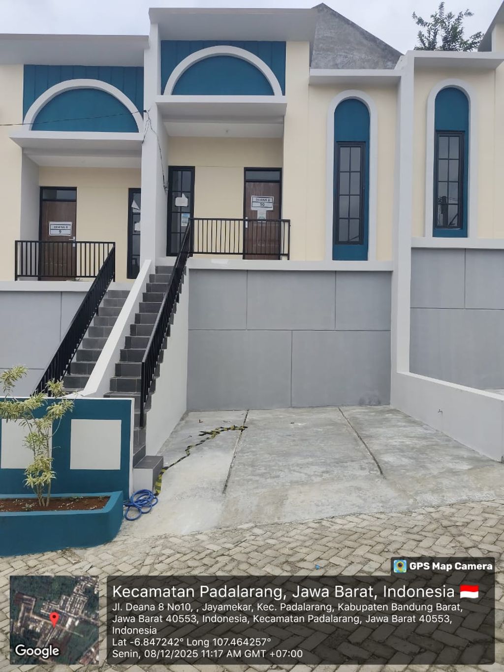 foto tampak rumah tipe 30 1 Lantai Kontur 3m (317) perumahan G-Land Padalarang Valley